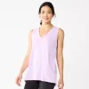 Women's Sonoma Goods For Life® Relaxed V-Neck Tank 1 Women's Sonoma Goods For Life® Relaxed V-Neck Tank -Sonoma Goods For Life Shop 5670067 Light Purple