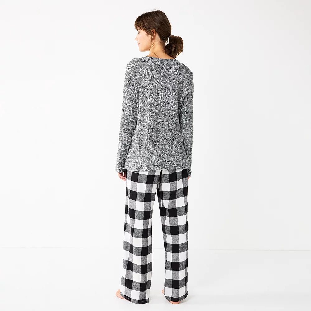 Petite Sonoma Goods For Life® Flannel Pajama Pants & Pajama Top Sleep Set Petite Sonoma Goods For Life® Flannel Pajama Pants & Pajama Top Sleep Set -Sonoma Goods For Life Shop 5675636 ALT
