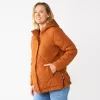 Maternity Sonoma Goods For Life® Side Zip Puffer Jacket -Sonoma Goods For Life Shop 5685591 Nutmeg