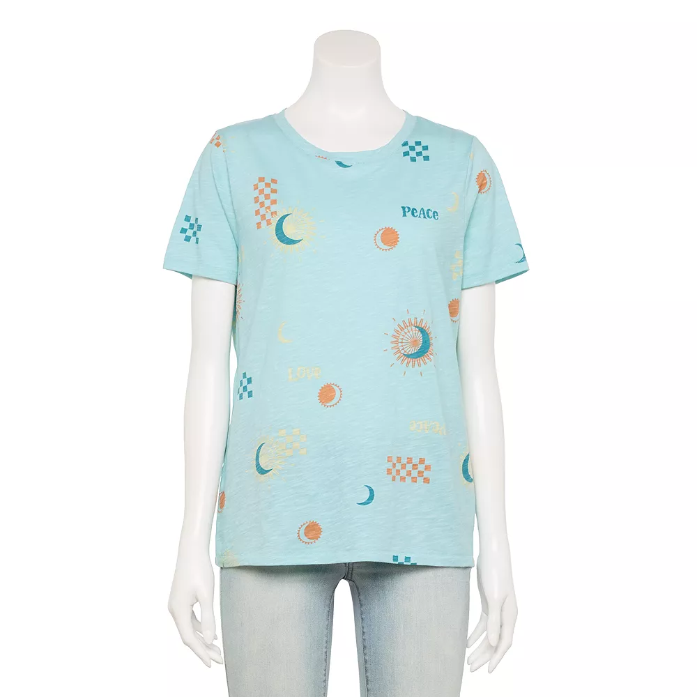 Women's Tall Sonoma Goods For Life® Essential Crewneck Tee Women's Tall Sonoma Goods For Life® Essential Crewneck Tee -Sonoma Goods For Life Shop 5686288 Blue Suns Moon