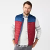 Men's Sonoma Goods For Life® Puffy Vest -Sonoma Goods For Life Shop 5693516 Red Blue Combo