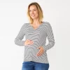Maternity Sonoma Goods For Life® Long Sleeve Knotted Thermal Top