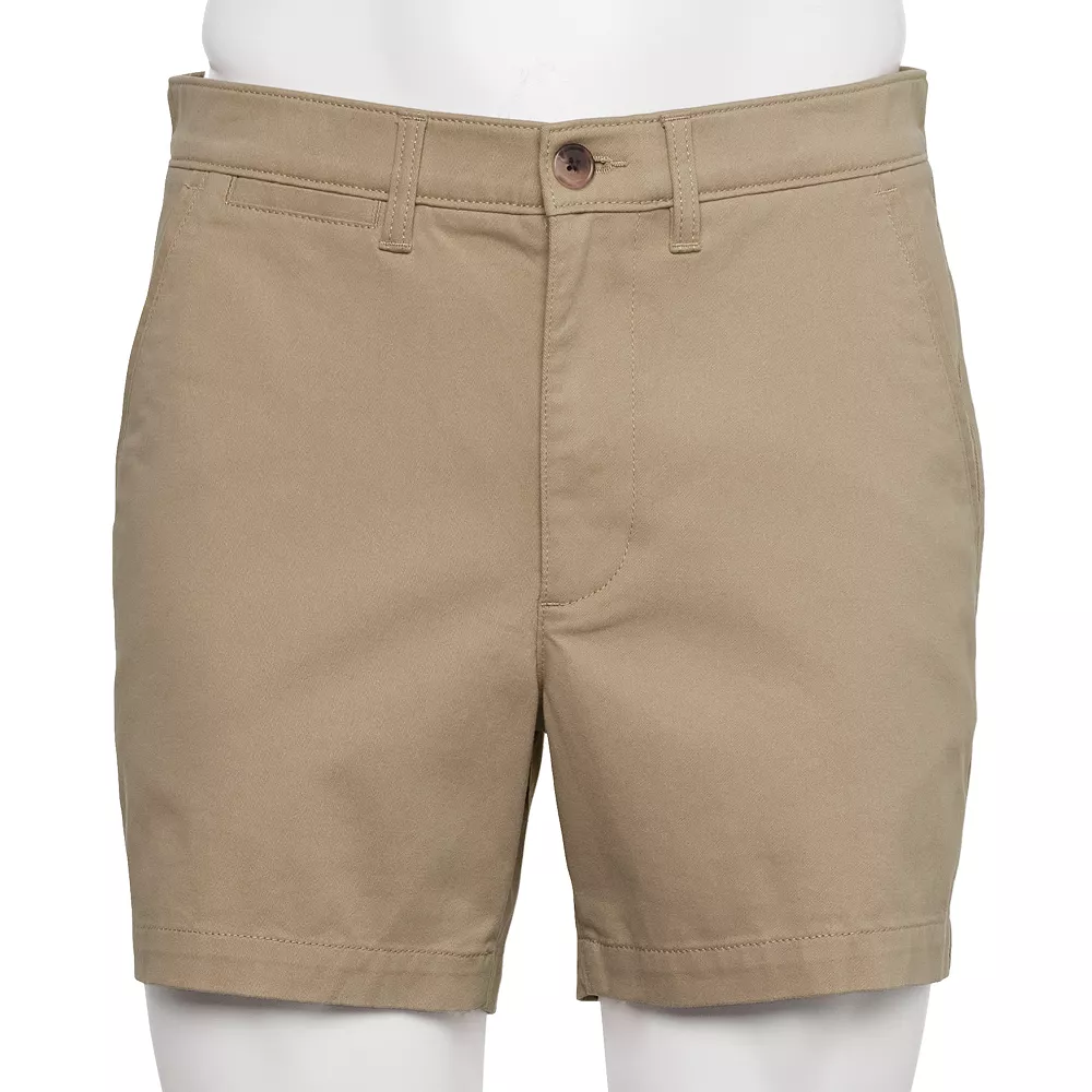 Men's Sonoma Goods For Life® 5" Flexwear Flat-Front Shorts Men's Sonoma Goods For Life® 5" Flexwear Flat-Front Shorts -Sonoma Goods For Life Shop 5702963 Khaki