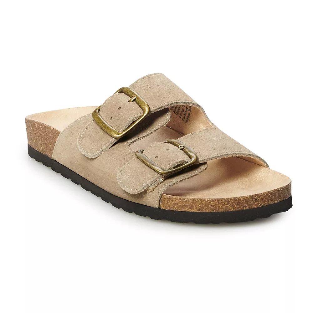 Sonoma Goods For Life® Artwork 02 Women's Suede Slide Sandals Sonoma Goods For Life® Artwork 02 Women's Suede Slide Sandals -Sonoma Goods For Life Shop 5721471 Taupe