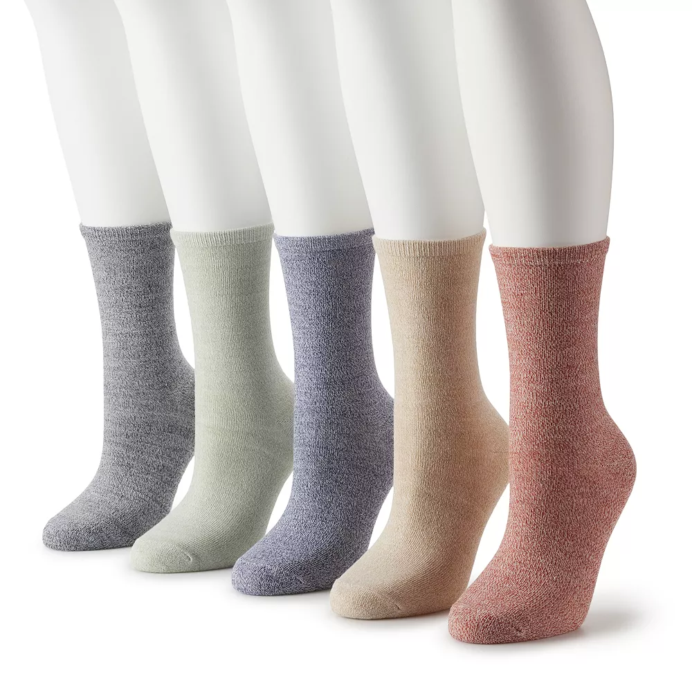 Sonoma Goods For Life® 5 Pack Marl Crew Socks Sonoma Goods For Life® 5 Pack Marl Crew Socks -Sonoma Goods For Life Shop 5743826