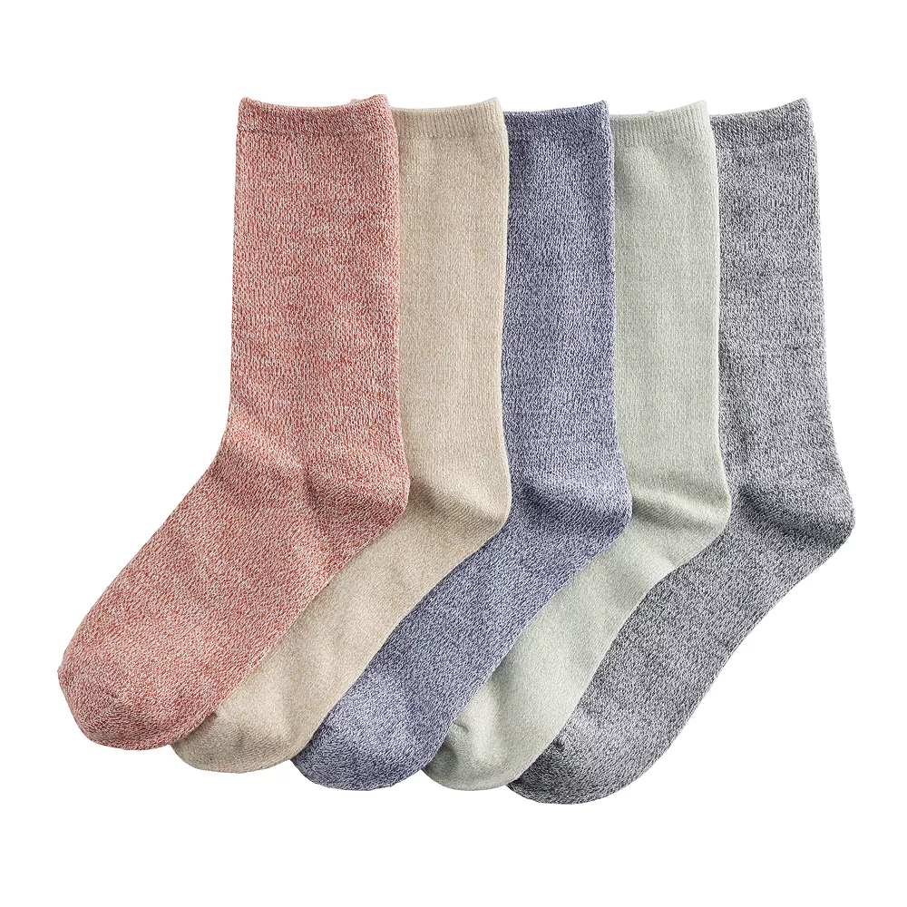 Sonoma Goods For Life® 5 Pack Marl Crew Socks Sonoma Goods For Life® 5 Pack Marl Crew Socks -Sonoma Goods For Life Shop 5743826 ALT