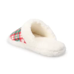 Sonoma Goods For Life Women's Jammies For Your Families® Plaid Scruff Slippers -Sonoma Goods For Life Shop 5743976 ALT2