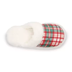 Sonoma Goods For Life Women's Jammies For Your Families® Plaid Scruff Slippers -Sonoma Goods For Life Shop 5743976 ALT4