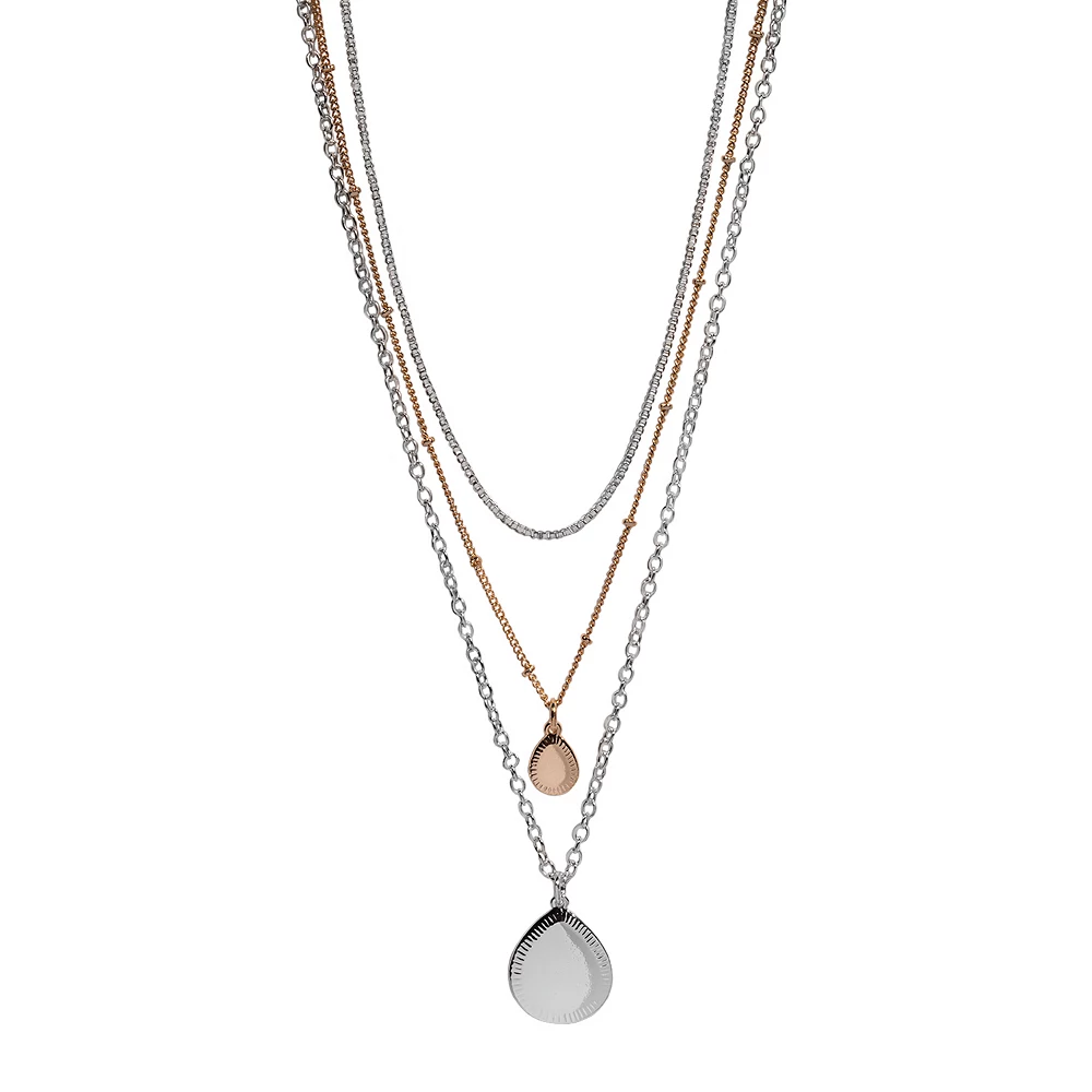 Sonoma Goods For Life® Multi Layer Nickel Free Necklace Sonoma Goods For Life® Multi Layer Nickel Free Necklace -Sonoma Goods For Life Shop 5806151