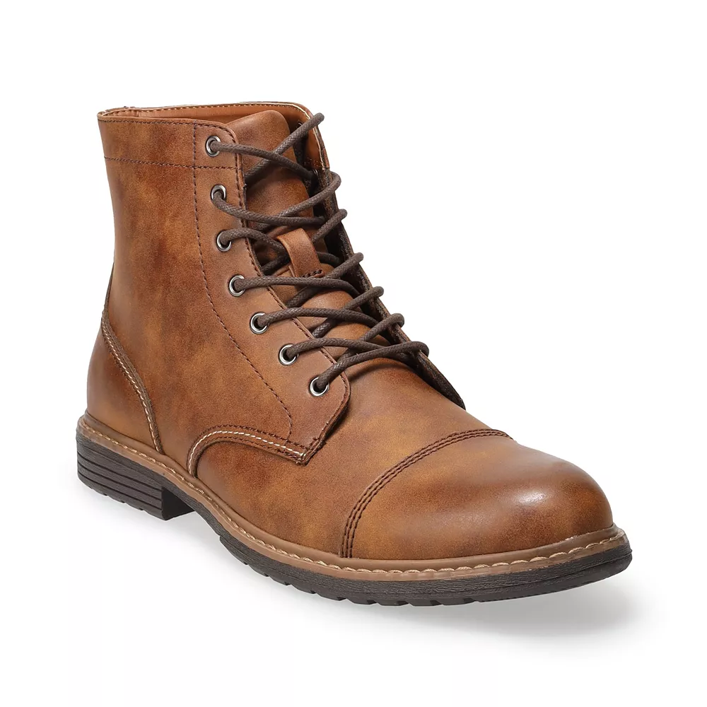 Sonoma Goods For Life® Peri Men's Ankle Boots Sonoma Goods For Life® Peri Men's Ankle Boots -Sonoma Goods For Life Shop 5816073 Cognac