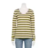 Women's Sonoma Goods For Life® Everyday Adaptive & Easy Dressing V-Neck Long Sleeve Top -Sonoma Goods For Life Shop 5816145 Green Purple Stripe