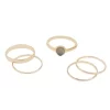 Sonoma Goods For Life® Gold Tone Stone Ring Set -Sonoma Goods For Life Shop 5831282