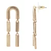 Sonoma Goods For Life® Gold Tone Shaky Bar U Shaped Drop Earrings -Sonoma Goods For Life Shop 5831490