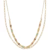 Sonoma Goods For Life® Gold Tone Two Row Multi Color Beads Necklace -Sonoma Goods For Life Shop 5831494
