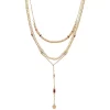 Sonoma Goods For Life® Gold Tone 3 Row Multi Beaded Y Necklace 2 Sonoma Goods For Life® Gold Tone 3 Row Multi Beaded Y Necklace -Sonoma Goods For Life Shop 5831497