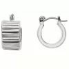 Sonoma Goods For Life® Rhod Chunky Wavy Textured Hoop Earrings -Sonoma Goods For Life Shop 5831656