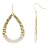 Sonoma Goods For Life® Hammered Ivory Threadwrap Teardrop Earrings -Sonoma Goods For Life Shop 5911983