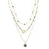 Sonoma Goods For Life® Gold Tone Green Chip Stations, Toggle And Pendant Layering Necklace Set -Sonoma Goods For Life Shop 5912007