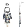 Sonoma Goods For Life® Silver Tone Hammered Post With Blue Acetate Shaky Stick Drop Earrings 2 Sonoma Goods For Life® Silver Tone Hammered Post With Blue Acetate Shaky Stick Drop Earrings -Sonoma Goods For Life Shop 5912969