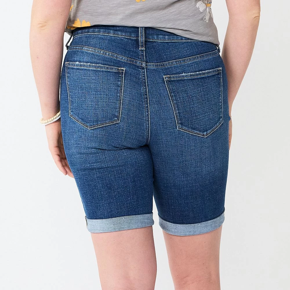 Women's Sonoma Goods For Life® Denim Bermuda Shorts Women's Sonoma Goods For Life® Denim Bermuda Shorts -Sonoma Goods For Life Shop 5927084 ALT