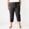 Plus Size Sonoma Goods For Life® Cargo Utility Capri Pants