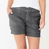 Petite Sonoma Goods For Life® Utility Bermuda Shorts -Sonoma Goods For Life Shop 5927882 Dark Gray