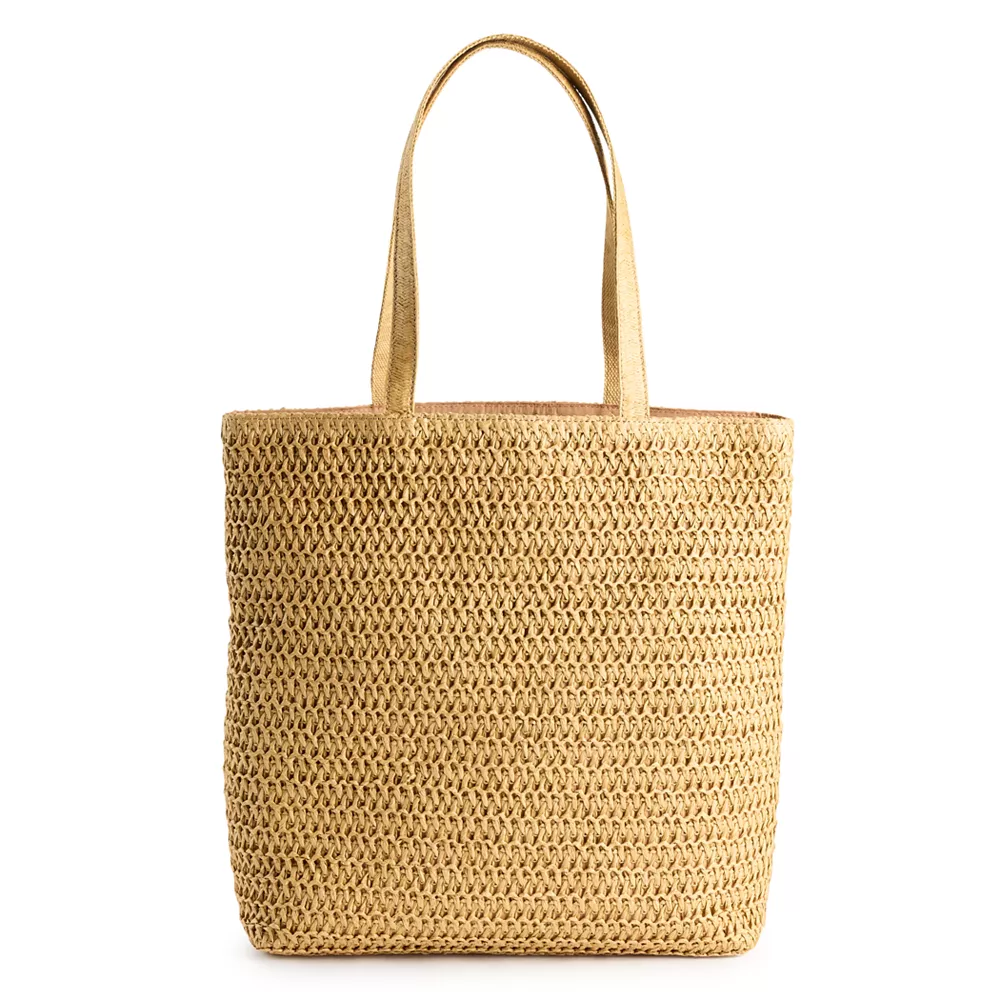 Sonoma Goods For Life® Straw Shopper Tote Bag Sonoma Goods For Life® Straw Shopper Tote Bag -Sonoma Goods For Life Shop 5931658 ALT