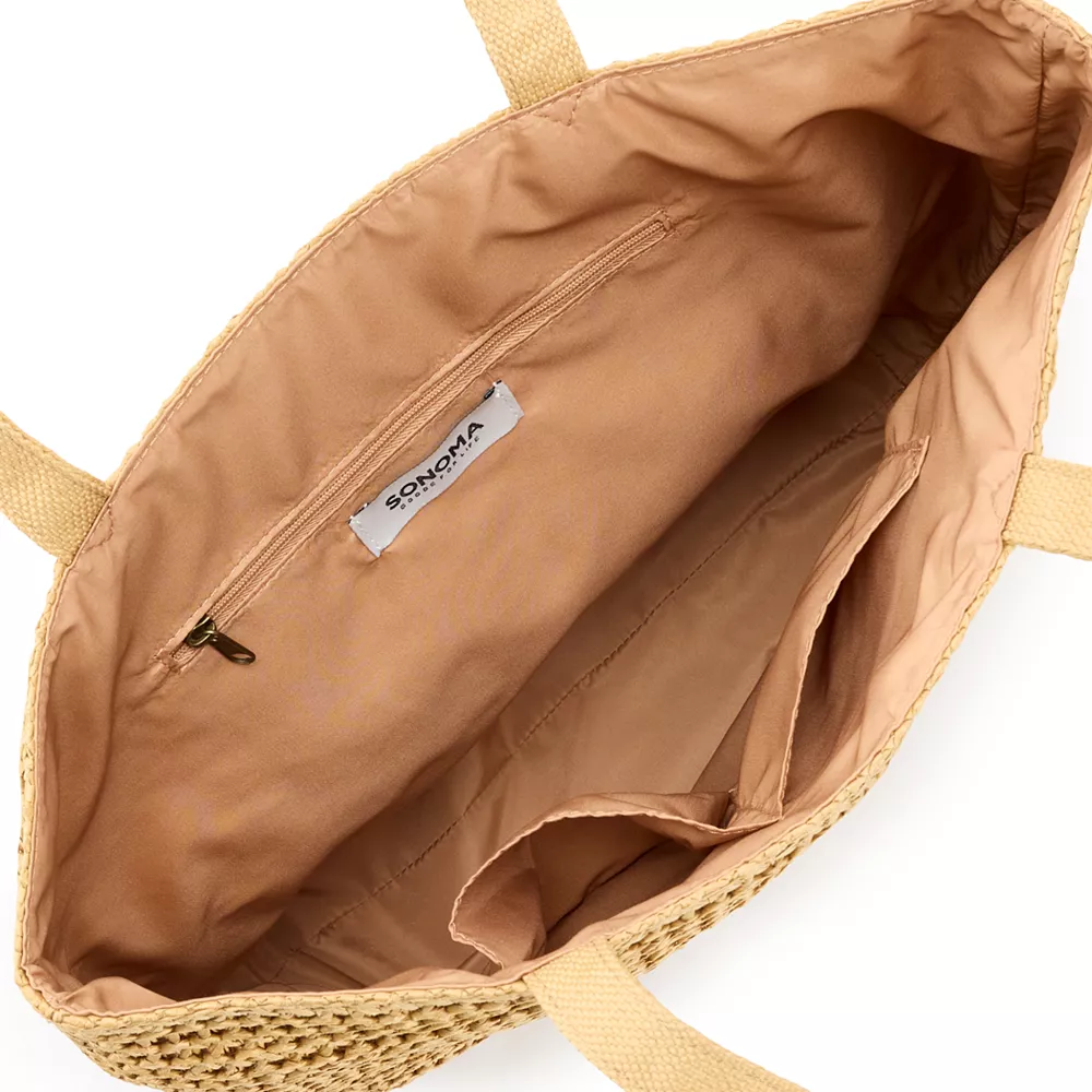 Sonoma Goods For Life® Straw Shopper Tote Bag Sonoma Goods For Life® Straw Shopper Tote Bag -Sonoma Goods For Life Shop 5931658 ALT2