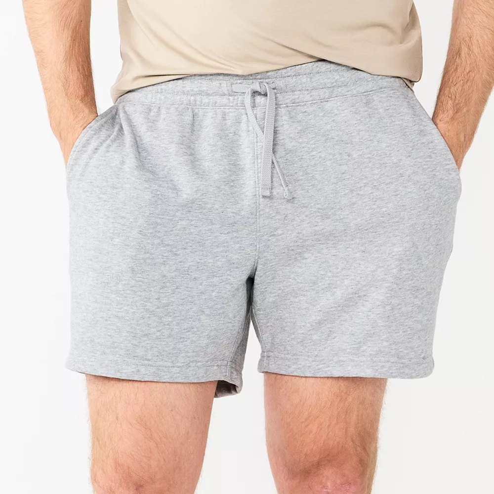 Men's Sonoma Goods For Life® 5" Everyday Pull-On Knit Shorts Men's Sonoma Goods For Life® 5" Everyday Pull-On Knit Shorts -Sonoma Goods For Life Shop 5954946 Medium Heather Gray