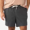 Big & Tall Sonoma Goods For Life® Comfortable Pull-On Shorts -Sonoma Goods For Life Shop 5977346 Dark Gray