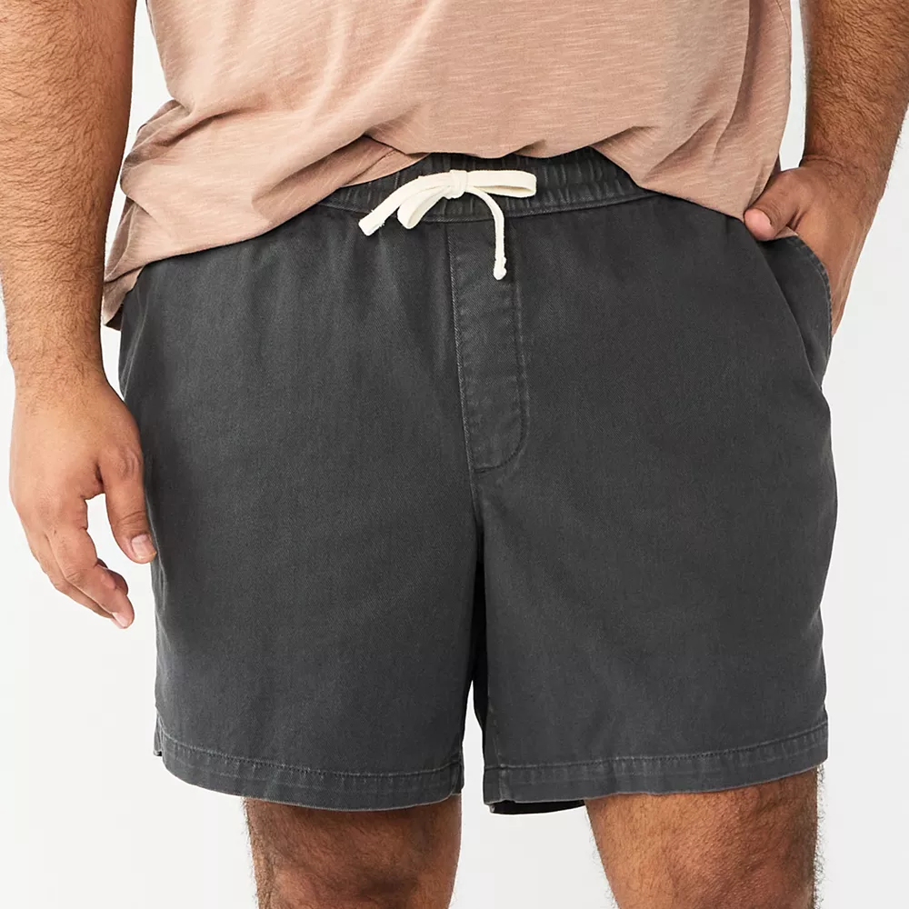 Big & Tall Sonoma Goods For Life® Comfortable Pull-On Shorts Big & Tall Sonoma Goods For Life® Comfortable Pull-On Shorts -Sonoma Goods For Life Shop 5977346 Dark Gray