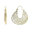Sonoma Goods For Life® Recycled Gold Tone Flat Cage Hoop Earrings 2 Sonoma Goods For Life® Recycled Gold Tone Flat Cage Hoop Earrings -Sonoma Goods For Life Shop 6067924