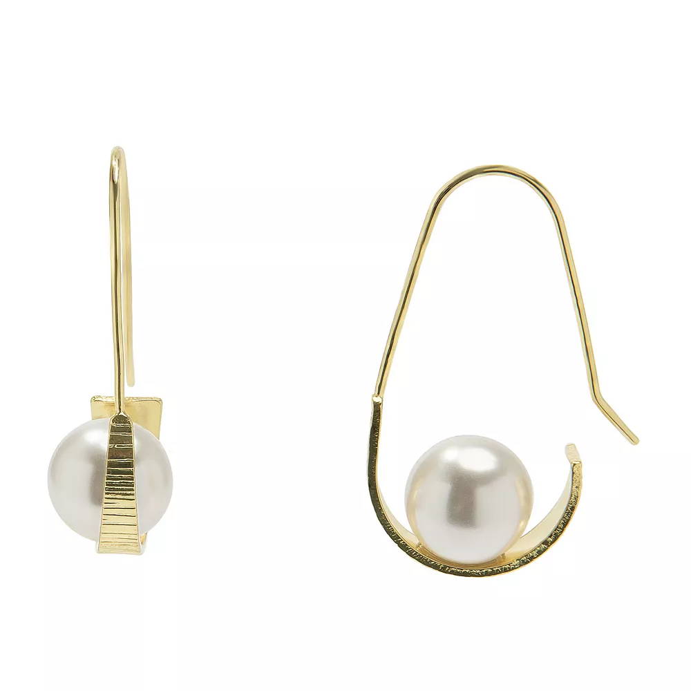 Sonoma Goods For Life® Gold Tone Organic Pearl Drop Earrings Sonoma Goods For Life® Gold Tone Organic Pearl Drop Earrings -Sonoma Goods For Life Shop 6067926