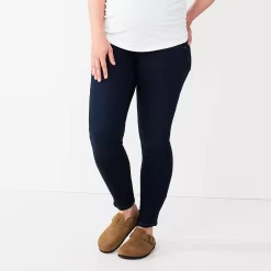 Maternity Sonoma Goods For LifeĀ® Over-the-Belly Clean-Hem Jeggings