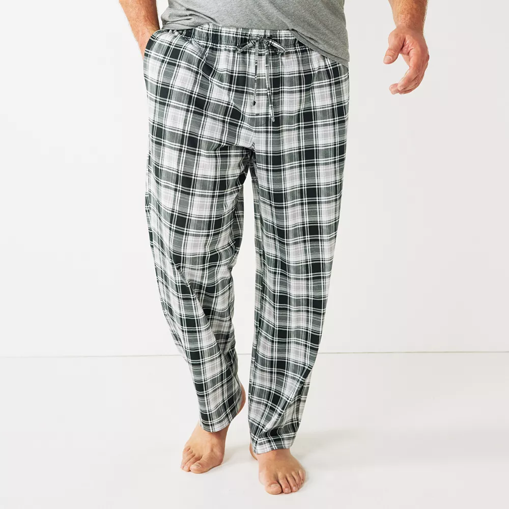 Big & Tall Sonoma Goods For Life® Knit Sleep Pants Big & Tall Sonoma Goods For Life® Knit Sleep Pants -Sonoma Goods For Life Shop 6171524 Gray Plaid